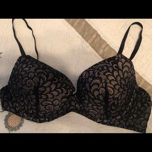 True & Co lace push up bra